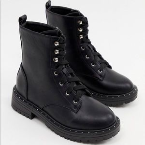 black ASOS boots